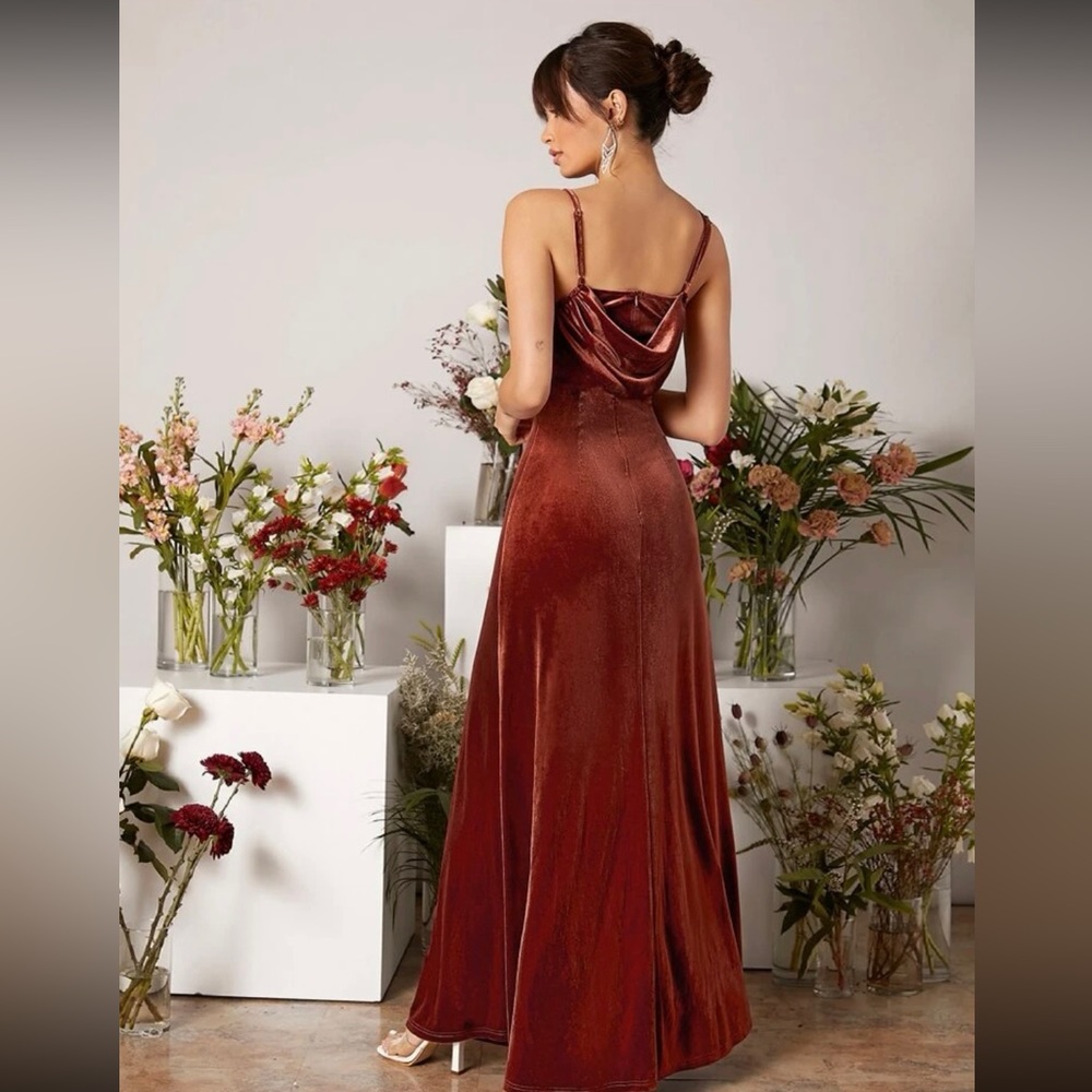 Rust/terracotta bridesmaid/prom dress! XS or 0-4